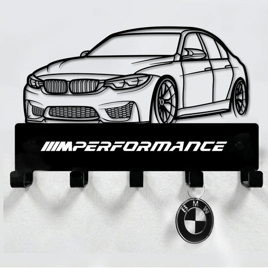 BMW F80 M3 MOD STEEL / METAL KEYHOLDER