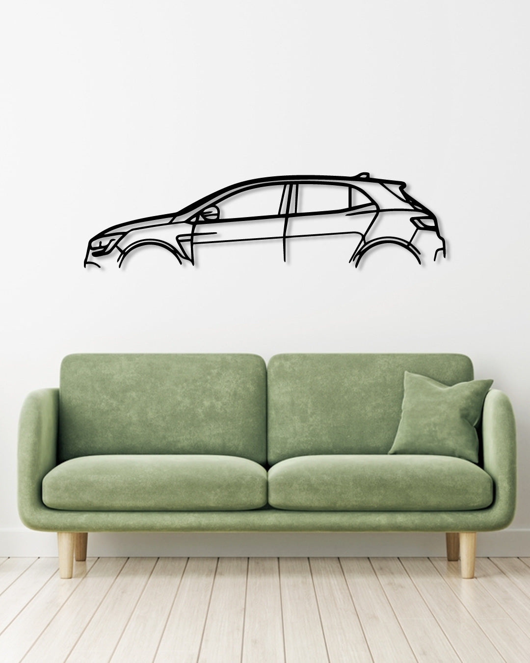 RENAULT MEGANE RS metal wall art frame