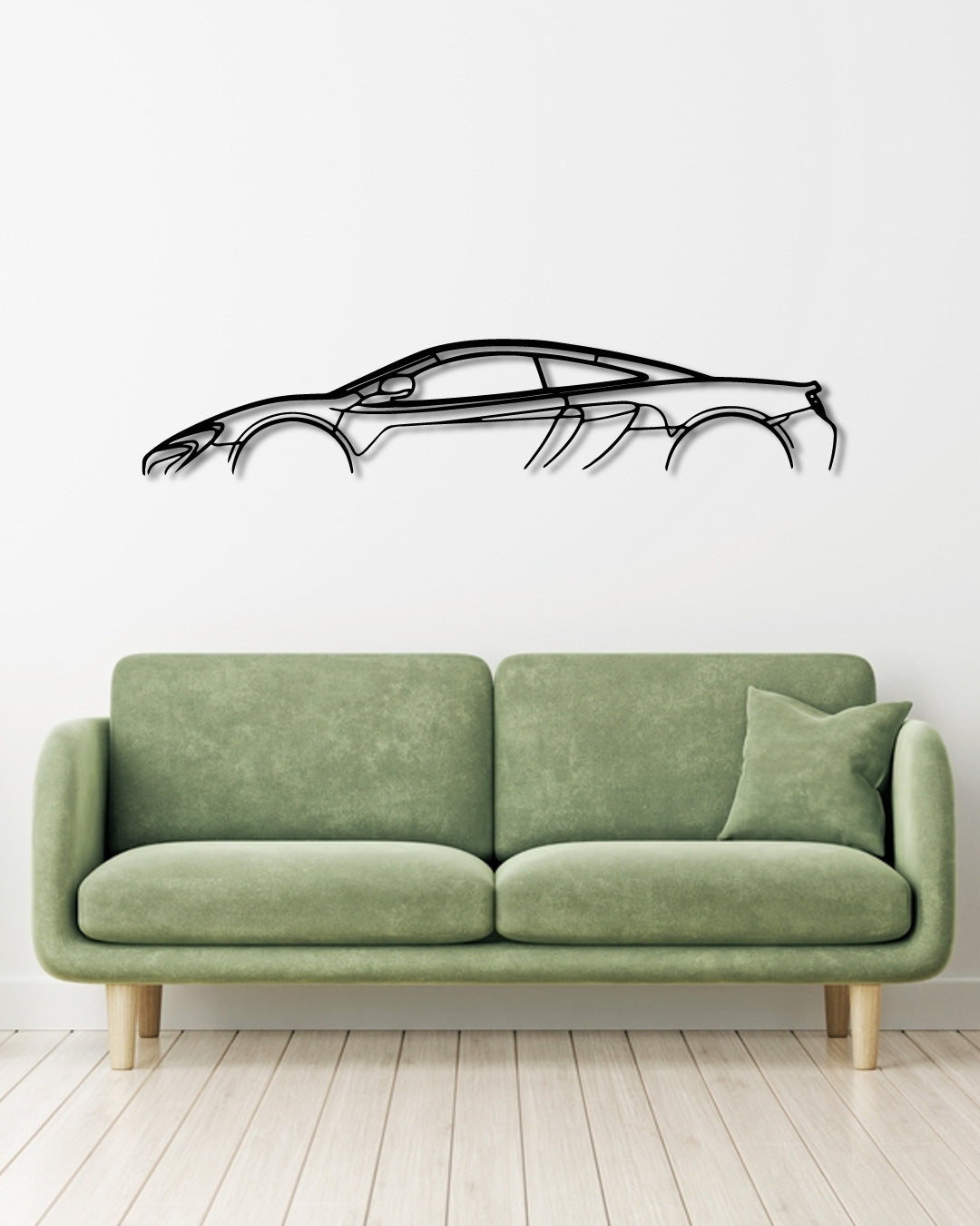 McLaren 650S metal wall art frame