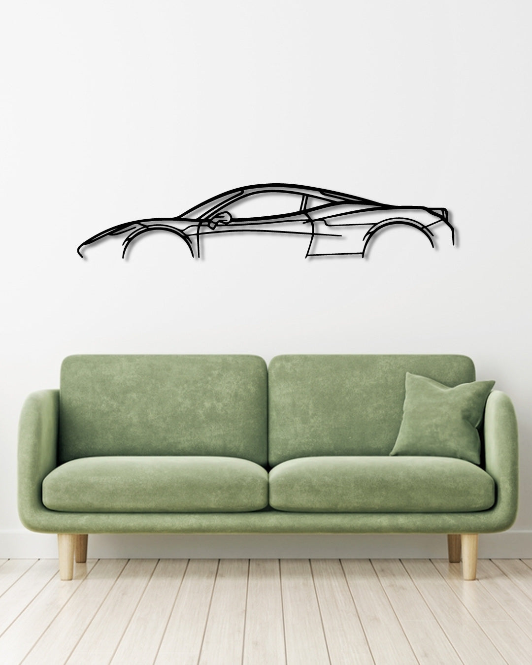 Ferrari 458 ITALIA metal wall art frame