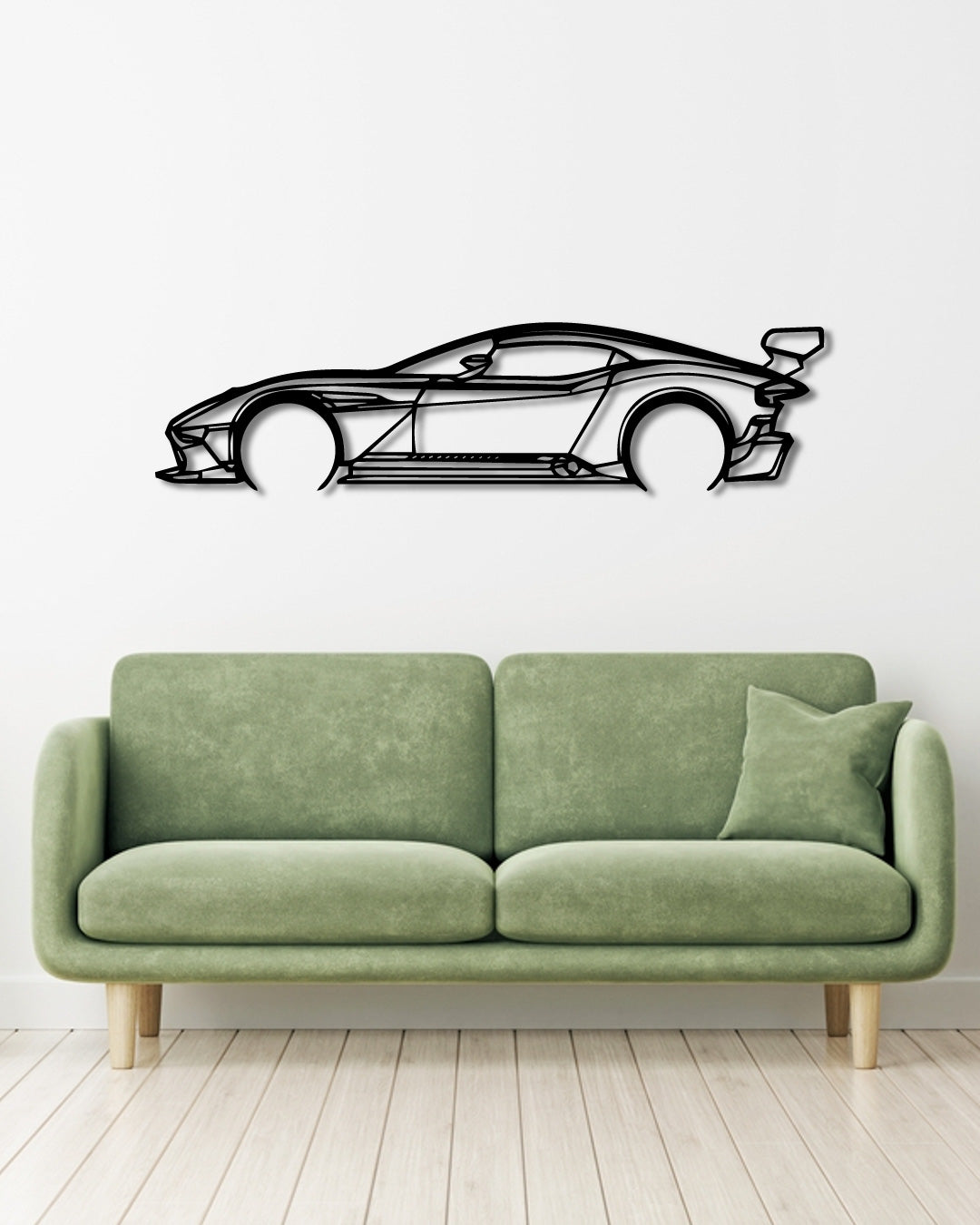 Aston Martin VULCAN Detailed metal wall art frame