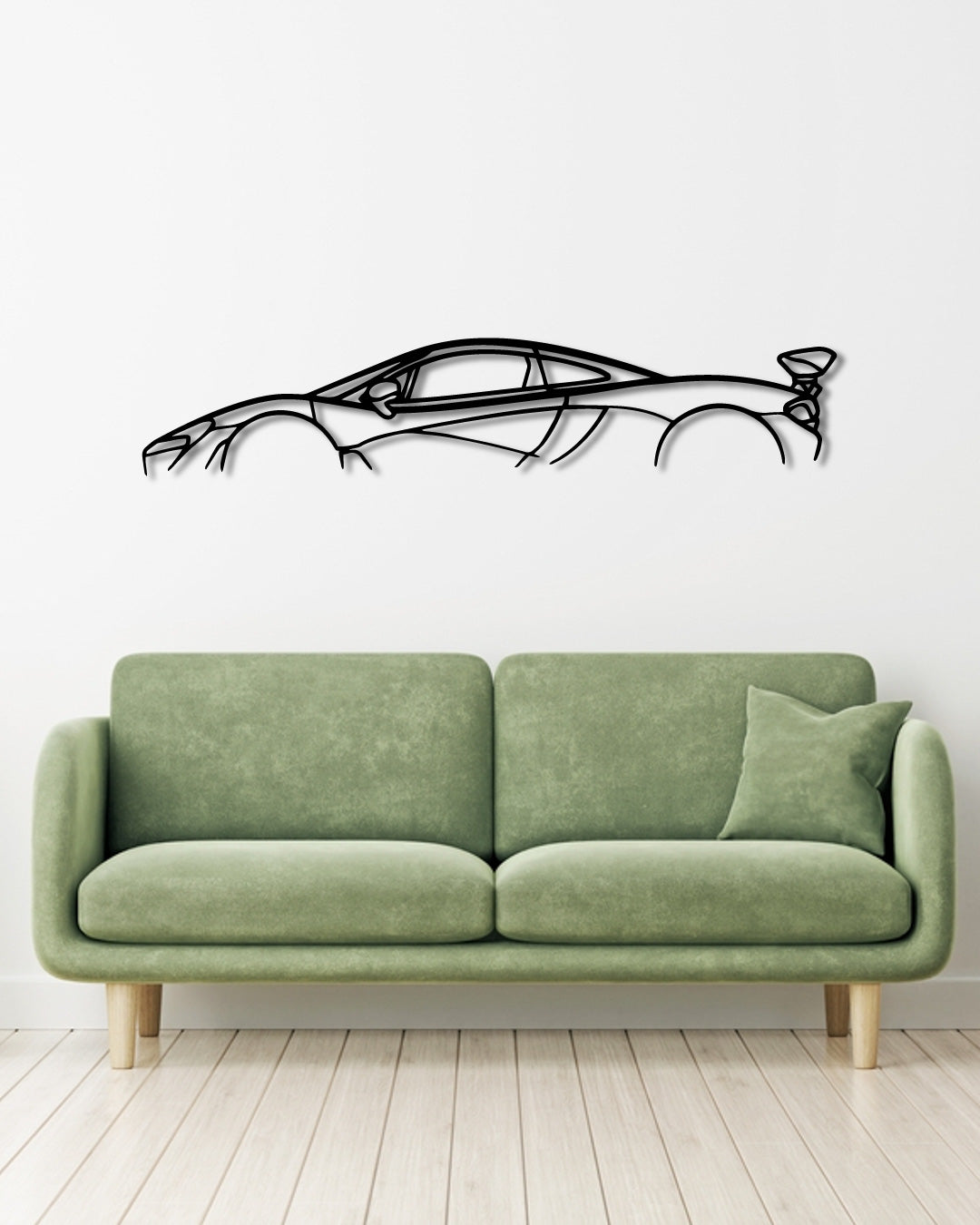 McLaren P1 metal wall art frame