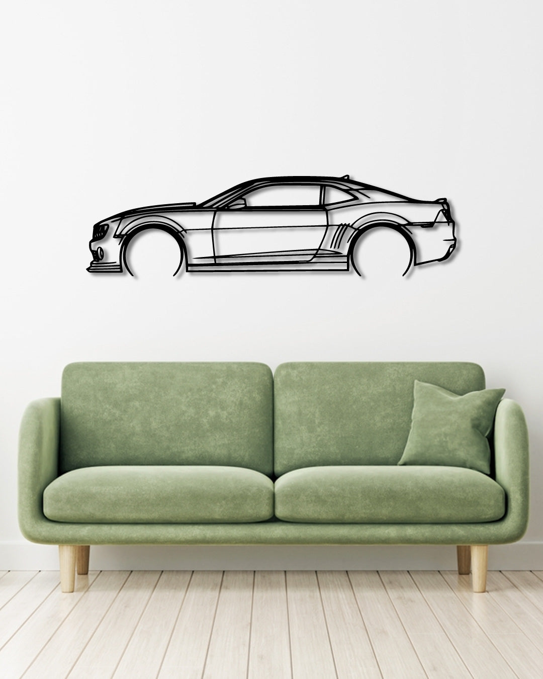 Chevrolet CAMARO Detailed metal wall art frame