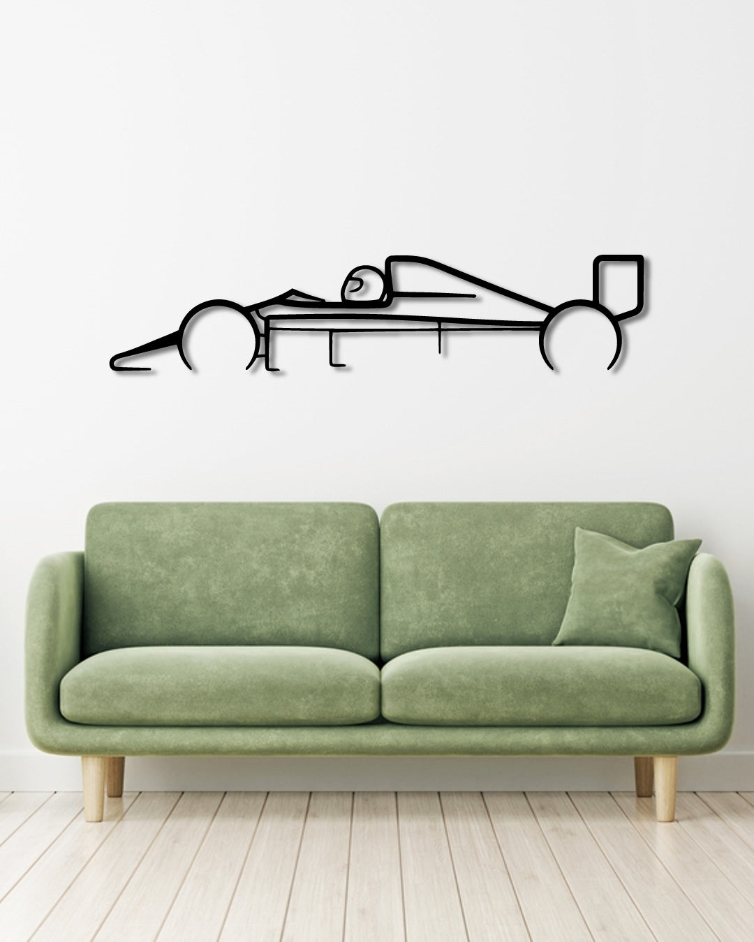 Formula 1 1988 metal wall art frame F1