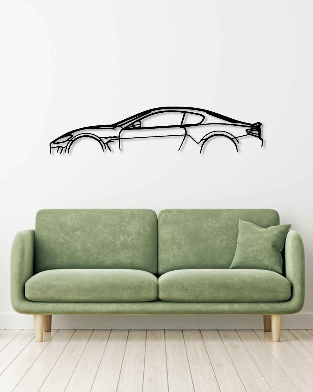 Maserati GranTurismo metal wall art frame