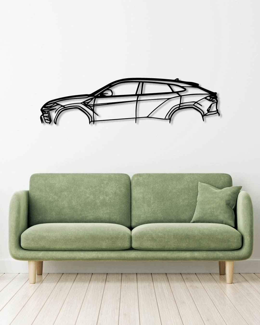 Lamborghini URUS metal wall art frame