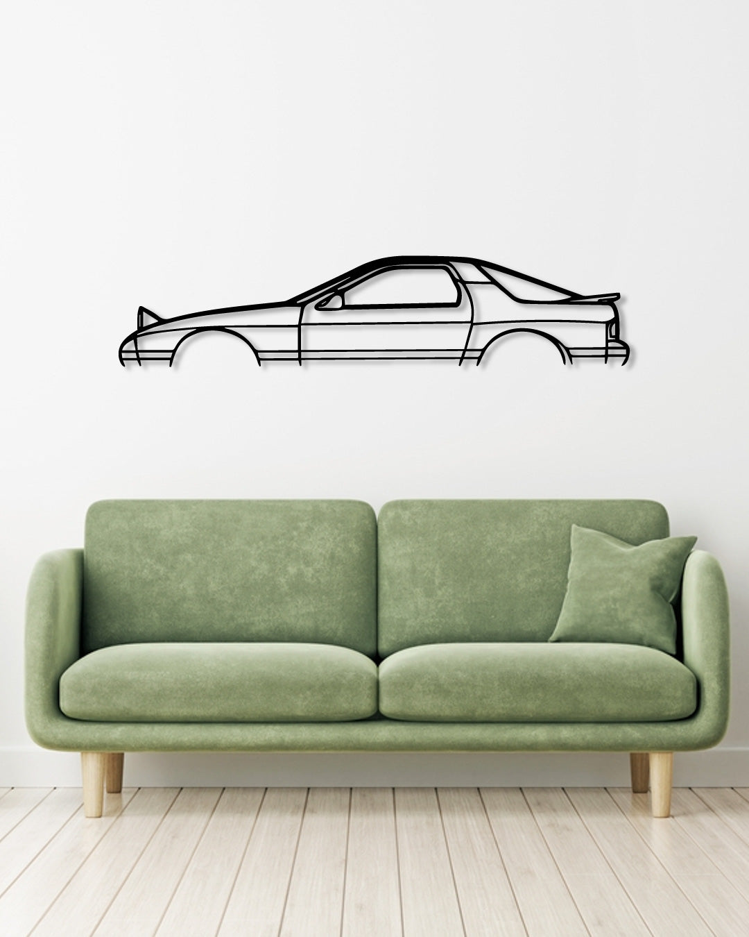 MAZDA RX7 FC GTU metal wall art frame