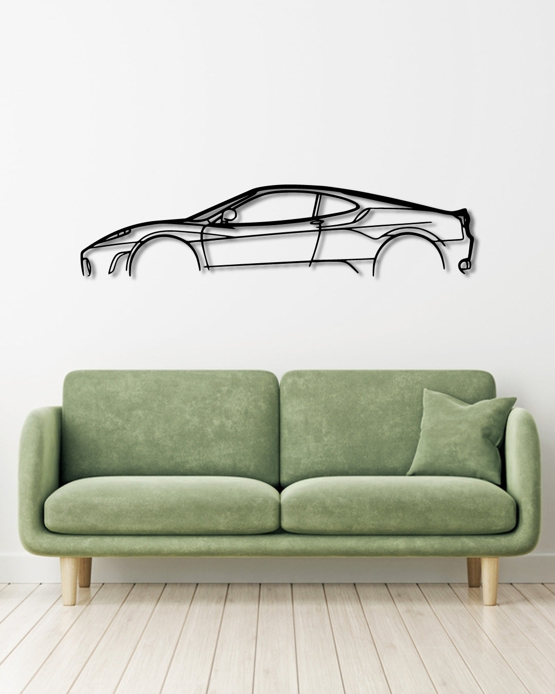 Ferrari F430 metal wall art frame