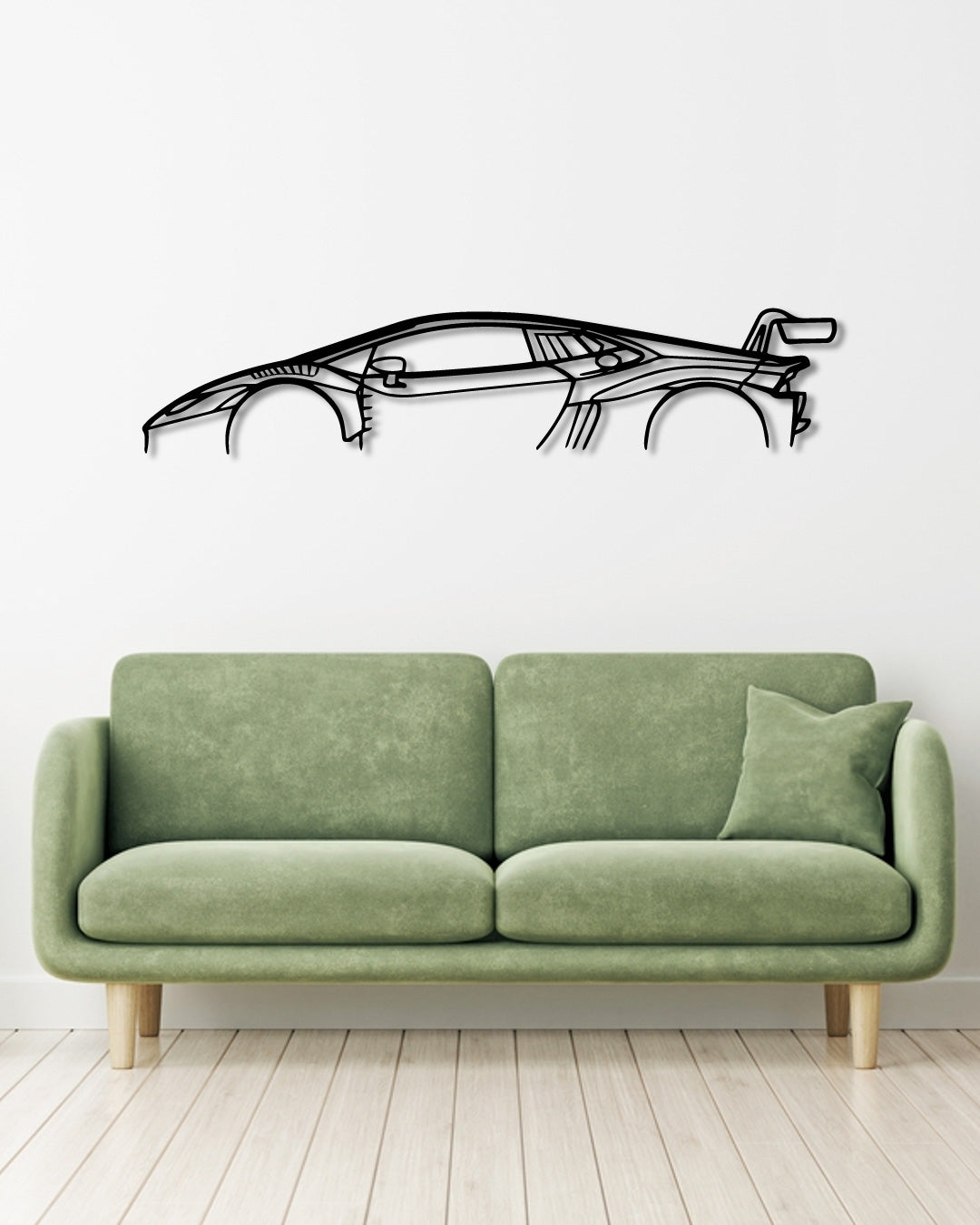 Lamborghini Huracan GT3 metal wall art frame