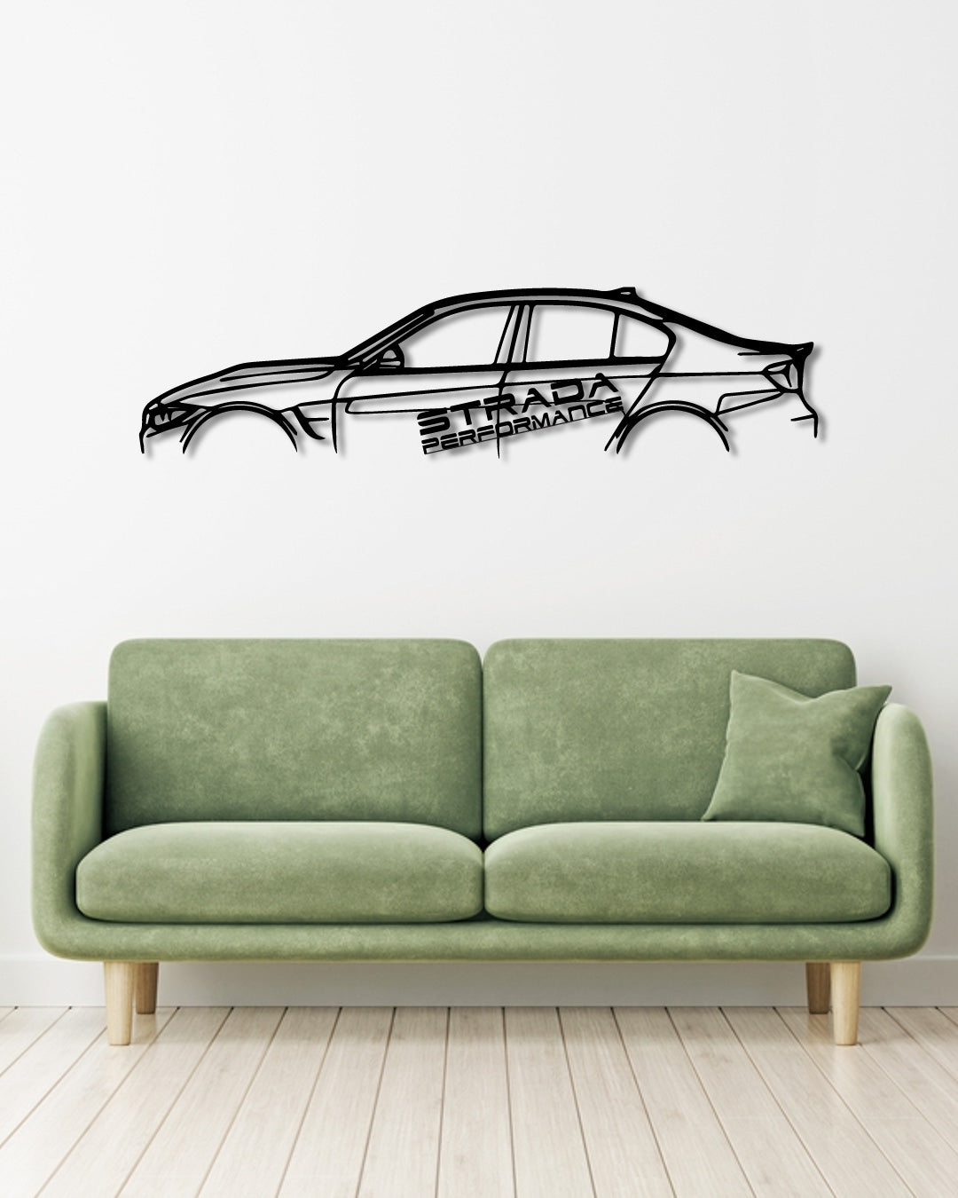 BMW F80 M3 STRADA Performance metal wall art frame