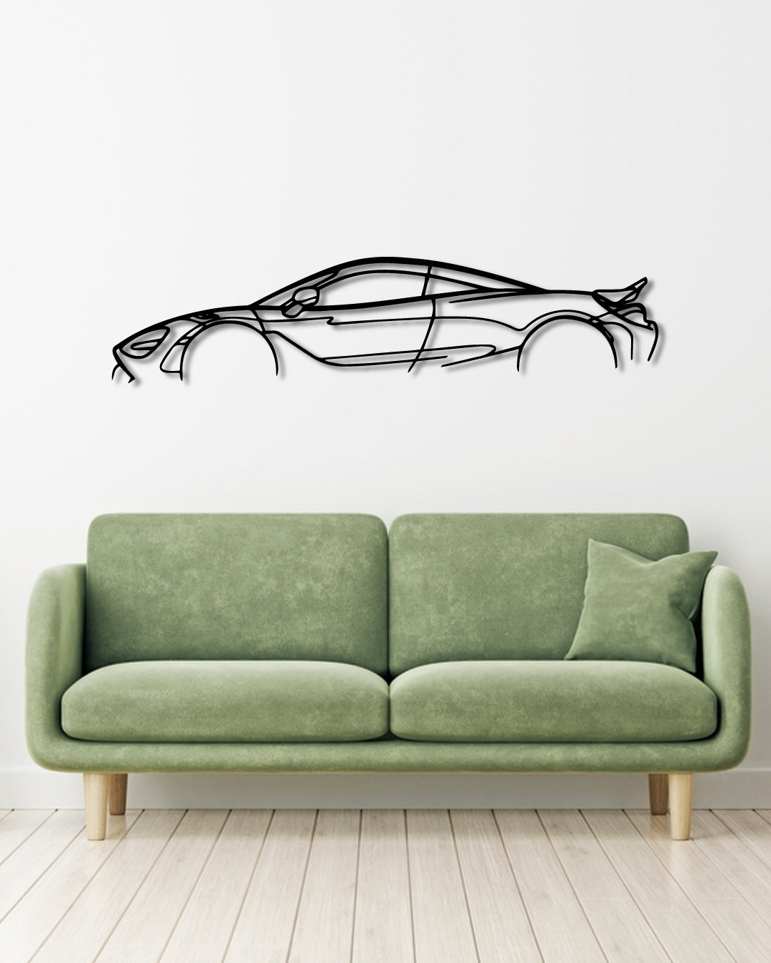 McLaren 765 LT metal wall art frame