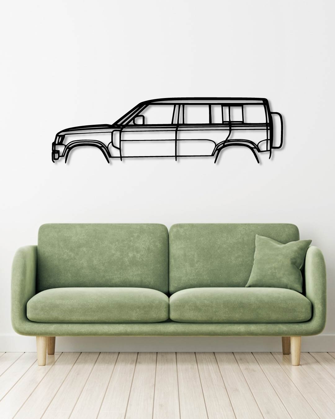 LAND ROVER DEFENDER '22 metal wall art frame