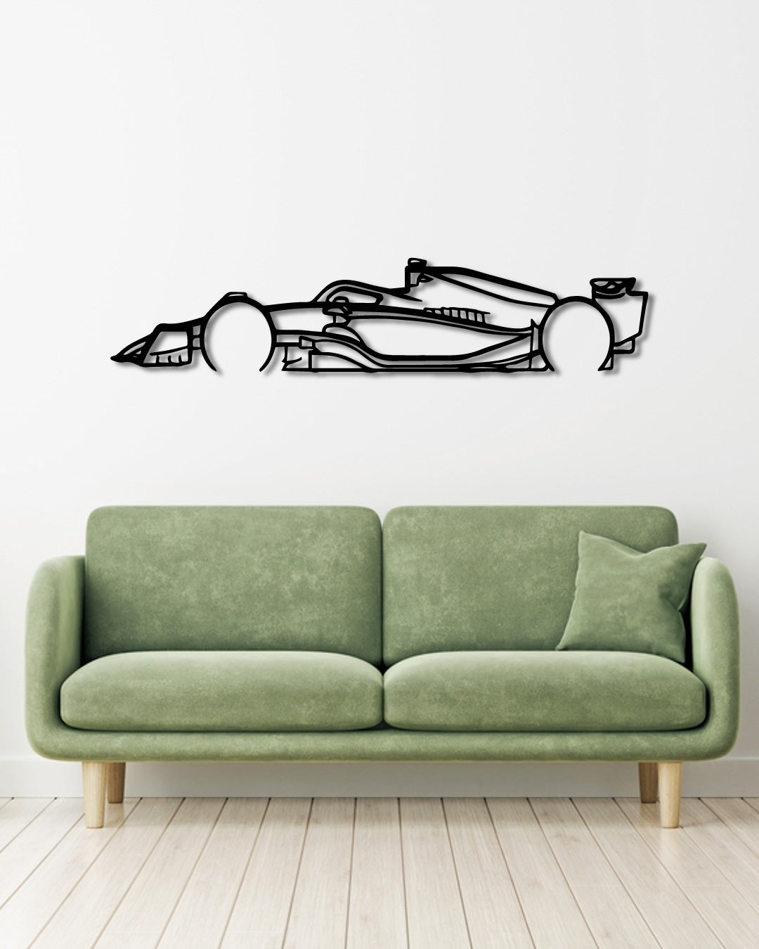 Formula 1 metal wall art frame F1