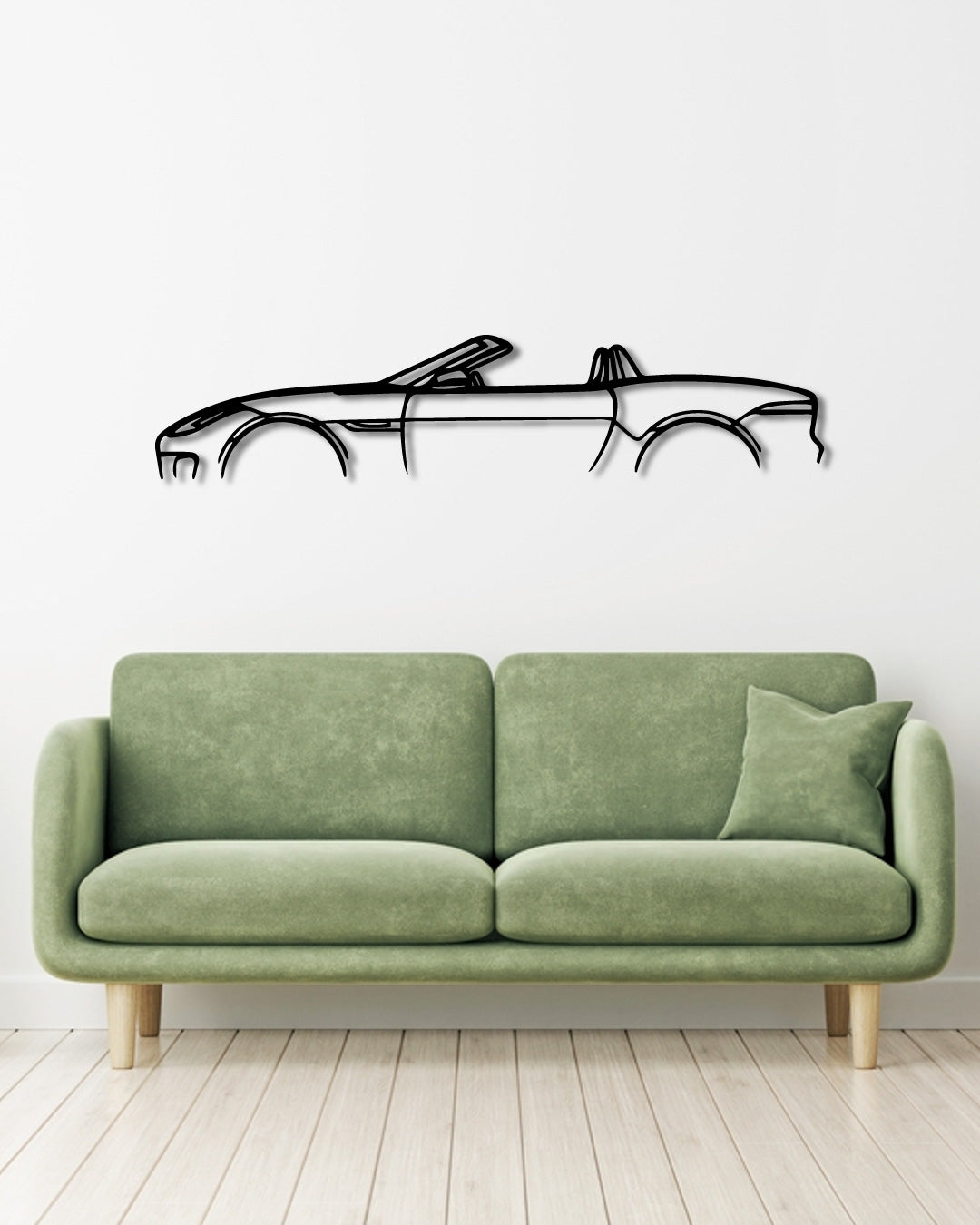 Jaguar F-Type Cabrio metal wall art frame