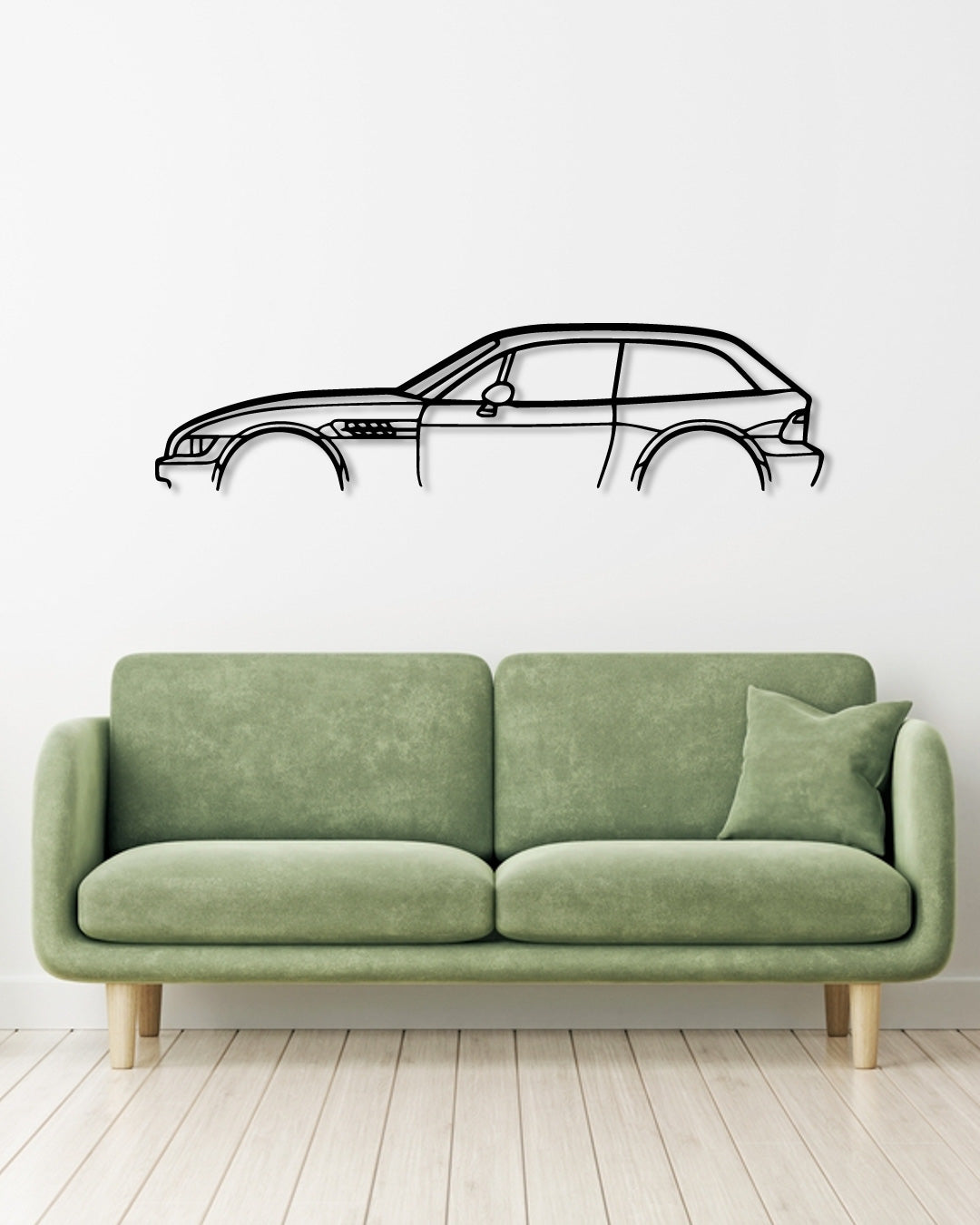 BMW Z3 metal wall art frame