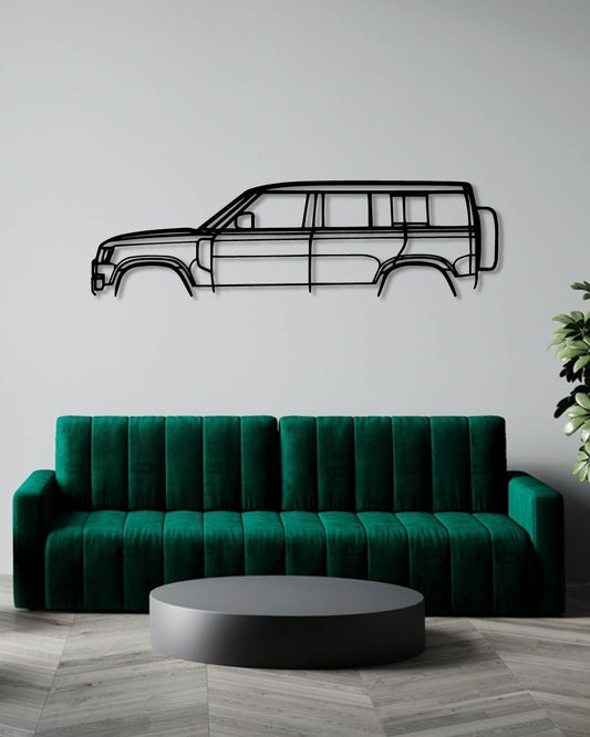 LAND ROVER DEFENDER '22 metal wall art frame