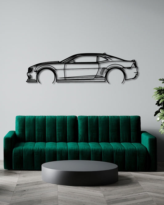 Chevrolet CAMARO Detailed metal wall art frame