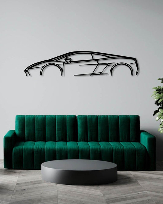 Lamborghini GALLARDO metal wall art frame