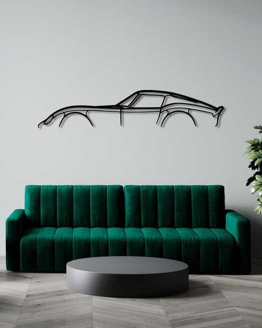 Ferrari 250 GTO metal wall art frame