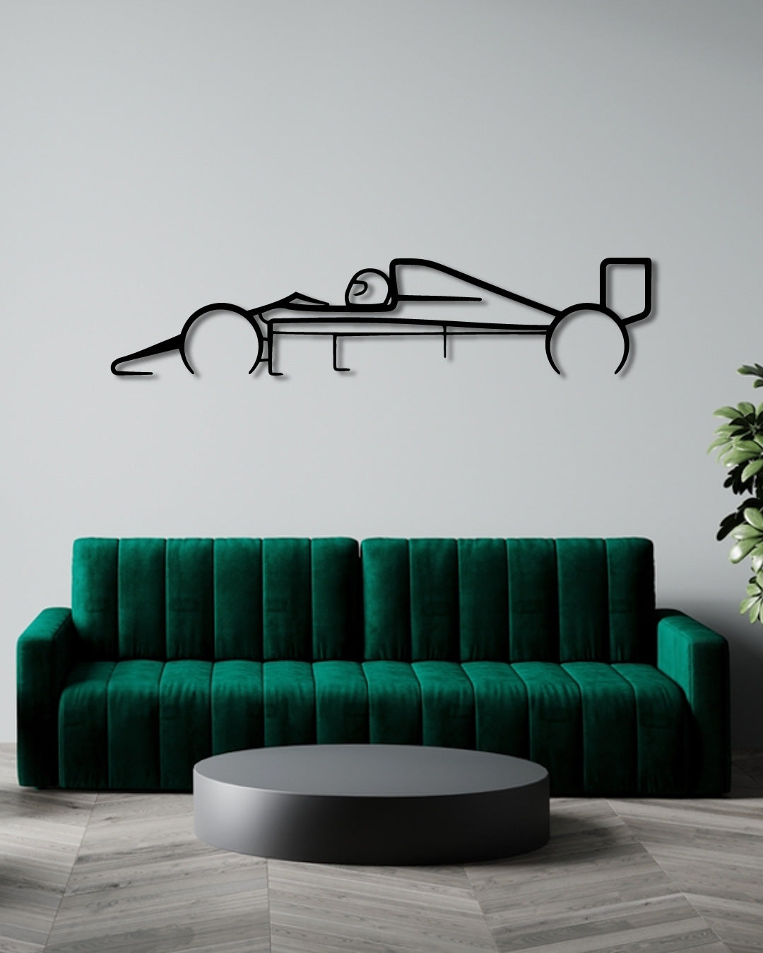 Formula 1 1988 metal wall art frame F1