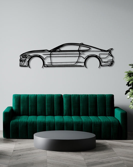 FORD MUSTANG SHELBY GT500 2021 Detailed metal wall art frame