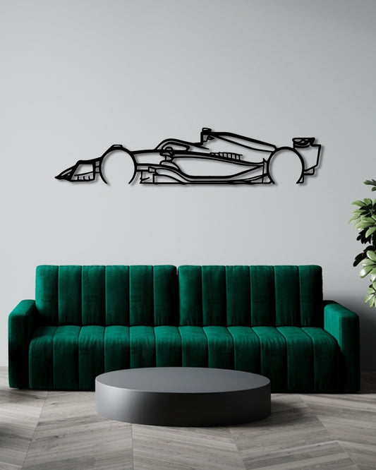 Formula 1 metal wall art frame F1